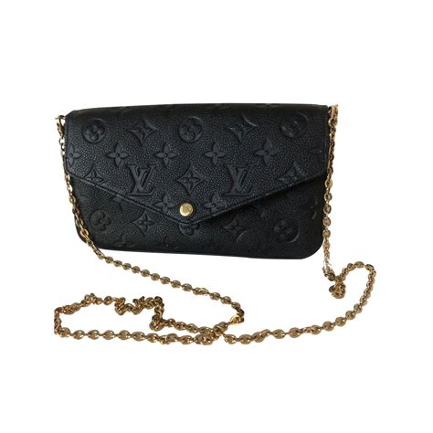 pochette louis vuitton noire|louis vuitton pochette monogram.